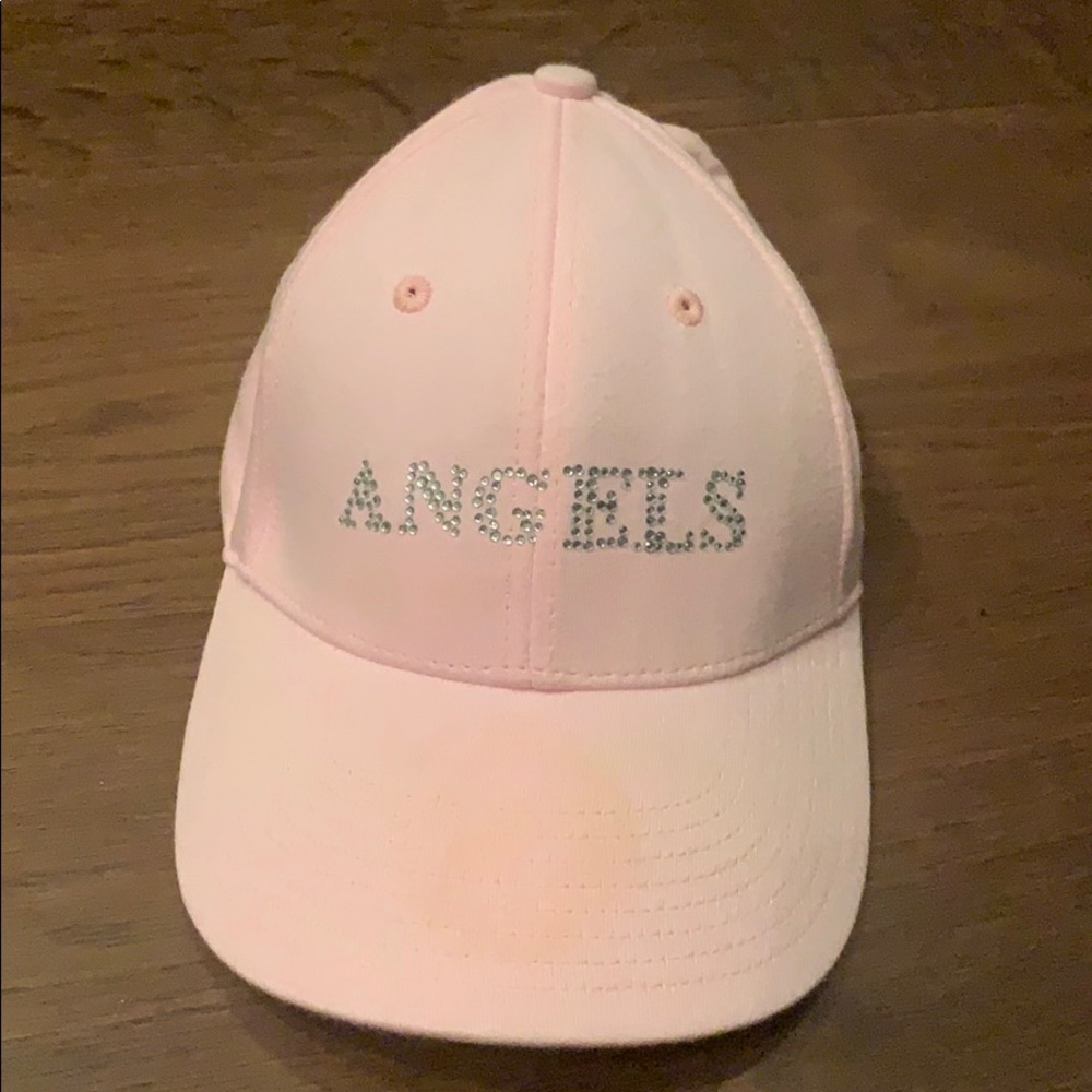 Official MLB Pink Rhinestone Angles Hat
